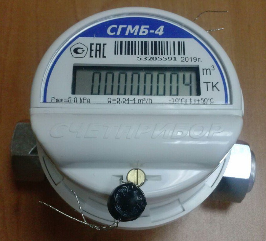 Счетчик газа Счетприбор СГМБ-4 ТК
